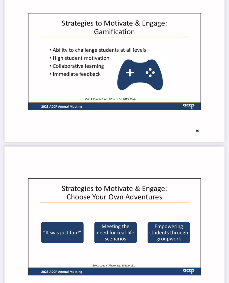 Day 2 of #ACCPAM23 with more fantastic content.
Review and new info on cardio-obstetrics. 
Peds emergency training idea!
And a brilliant Choose your Own Adventure idea to compliment all the escape rooms I write! Can’t wait to get back storyboard and write these out!