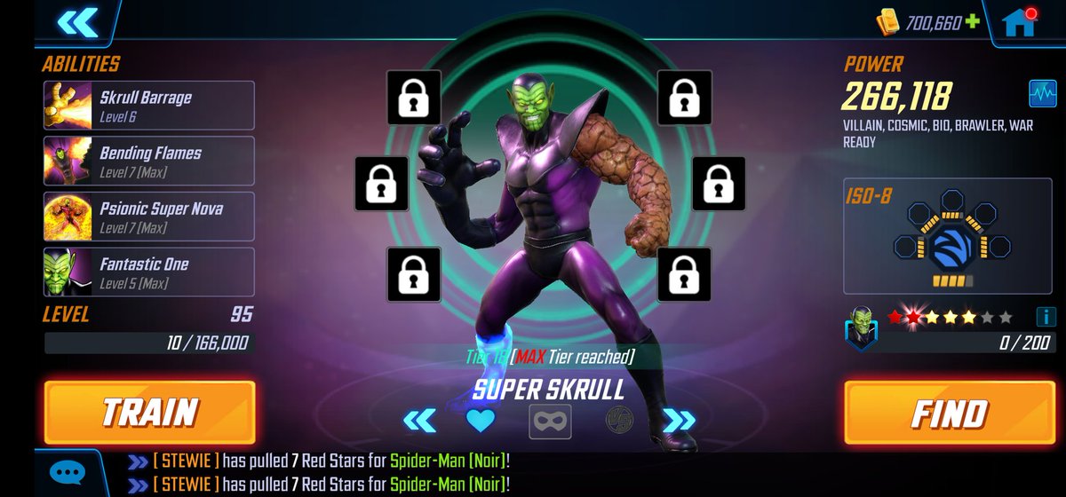 spuffklarocha1r's tweet photo. MSF community, look who I just unlocked
#gaming #MSF #marvelstrikeforce #dd6 https://t.co/HuBhQPL3bU