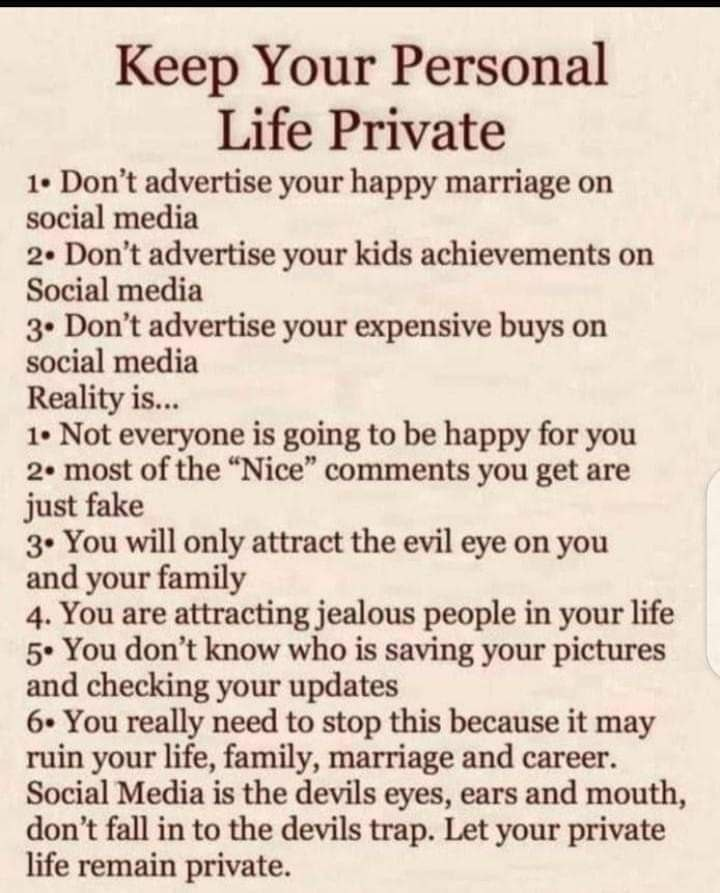 Please Keep it private -