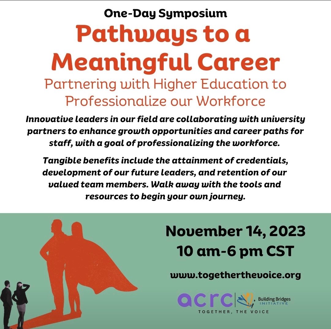 Are you a health &amp; human services leader seeking new ways to support staff? Don’t miss this opportunity to learn from leaders in the US, Canada &amp; Australia who are addressing workforce challenges by investing in staff development in partnership with local colleges &amp; universities.
