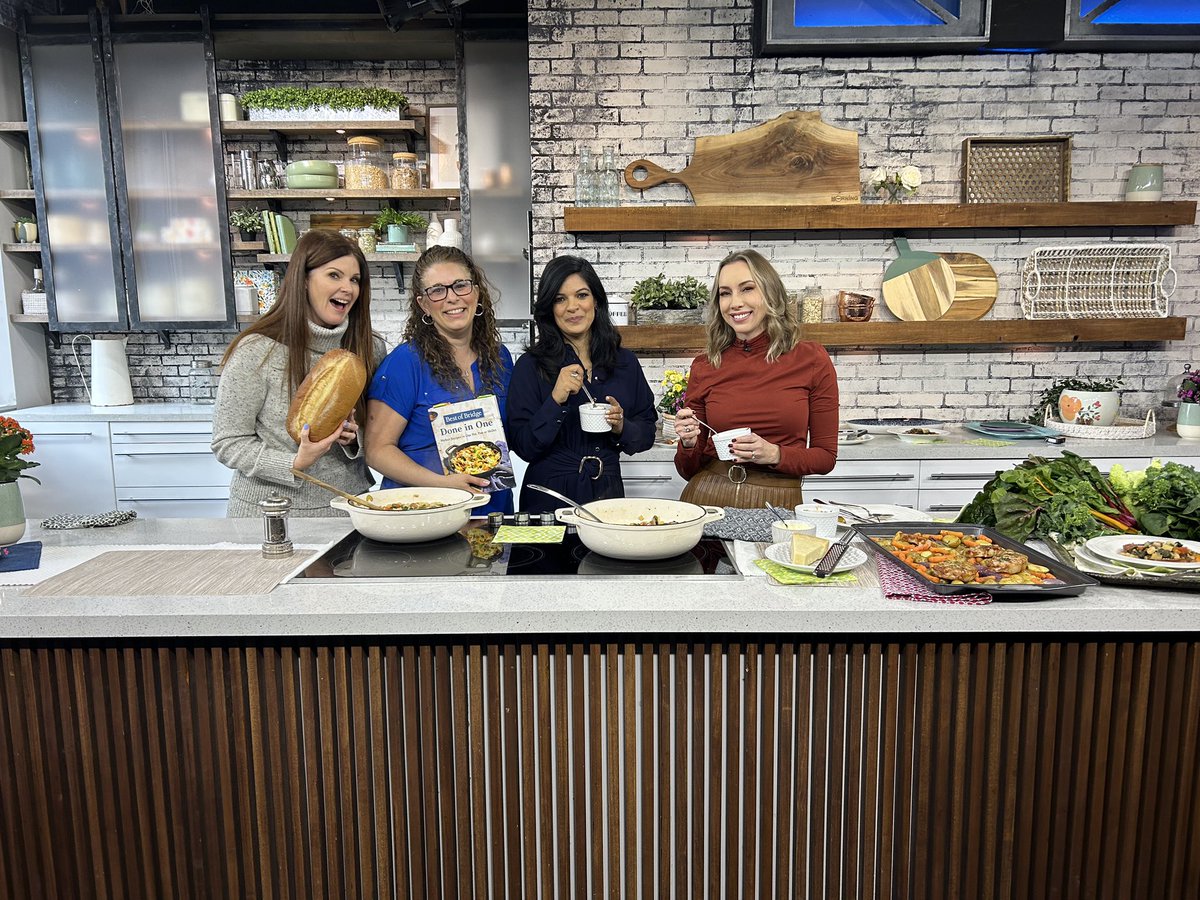 Thanks so much for having me this morning <a href="/YourMorning/">CTV Your Morning</a> to showcase some Done in One recipes from <a href="/thebestofbridge/">Best of Bridge</a> latest cookbook!!