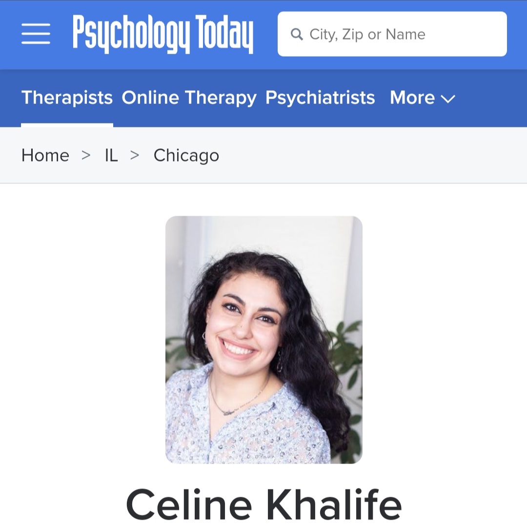 Celine Khalife's profile is listed in @PsychToday - patients must be made aware of her intrinsic bias and hateful act . Contact Psychology Today's CEO and voice your concern Celine Khalife is being featured - psychologytoday.com/us/therapists/…