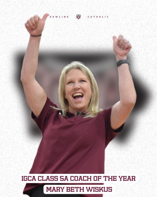 Congratulations to our very own, Coach Wiskus, on being named the 5A coach of the year from the IGCA! 🫶🏼