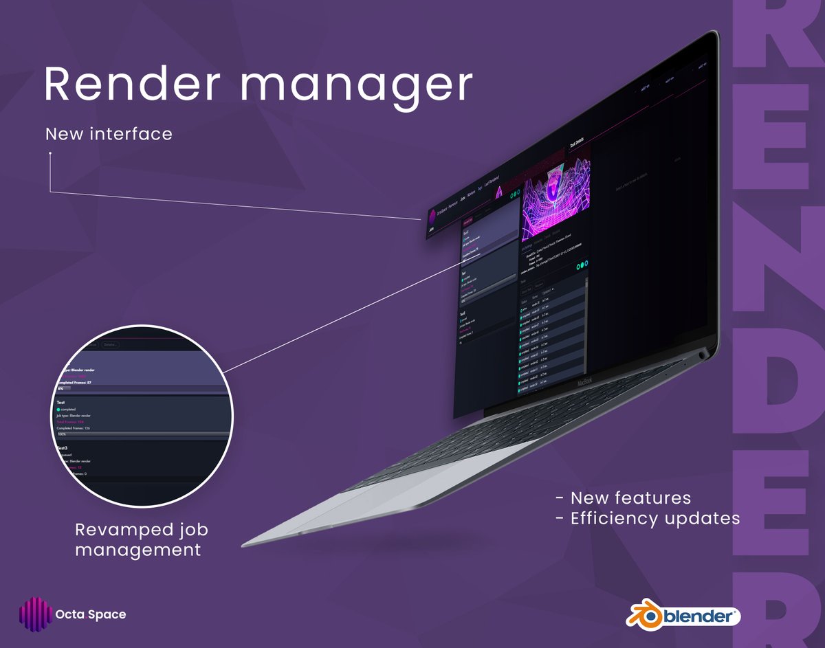 🛠️ OctaSpace Render Management Update 🎨

In our commitment to constant improvement, we're thrilled to unveil the latest upgrade to our render management application. Propelled by valuable feedback from our community of artists, we've implemented crucial changes for a more