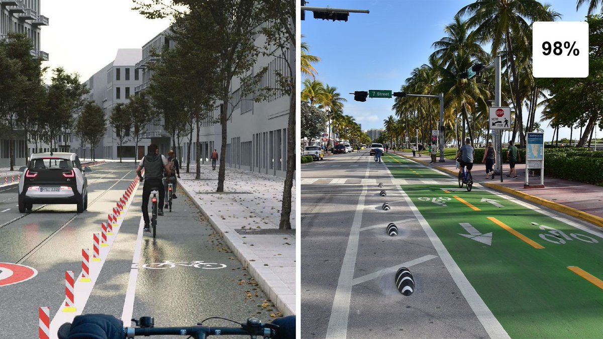 How can cities adapt their infrastructure to ensure the safety of cyclists? @FixMyCity conducted a study to understand which type of lane is considered safest by both cyclists and drivers. Do you believe these lanes should be a priority in #urbanplanning? 🤔 #sustainablemobility