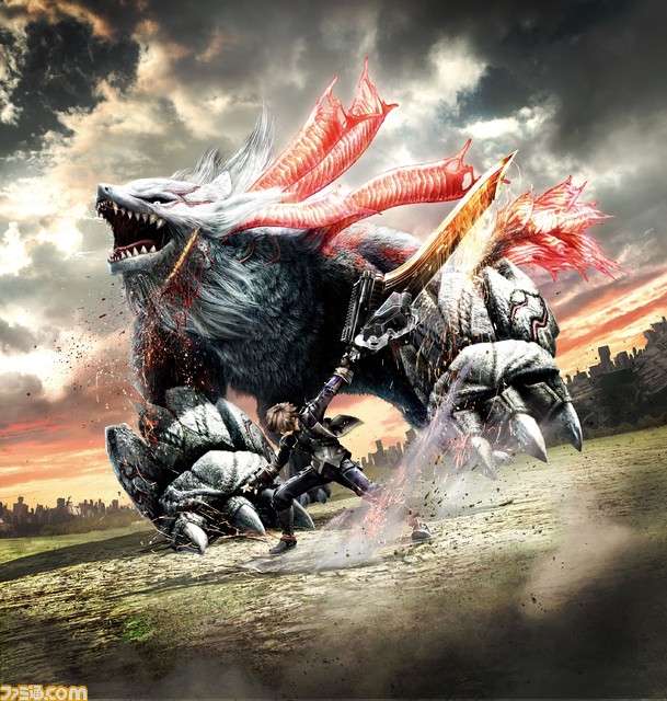 famitsu's tweet image. 【今日は何の日？】
『GOD EATER 2（ゴッドイーター2）』が発売10周年（2013年11月14日発売）

特殊部隊ブラッド隊が“血の力で”新種のアラガミに挑む。新システム“ブラッドアーツ”と“ブラッドバレット”が熱い！

 famitsu.com/news/202311/14…