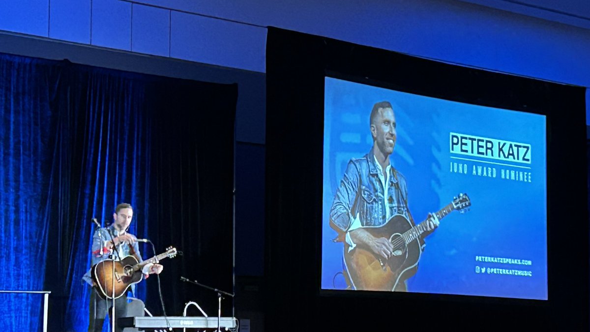 Great kick off to #LibroProsperityDay23 with <a href="/peterkatzmusic/">Peter Katz</a> singing Come Down… “Look how far I've come, look at where I've been”