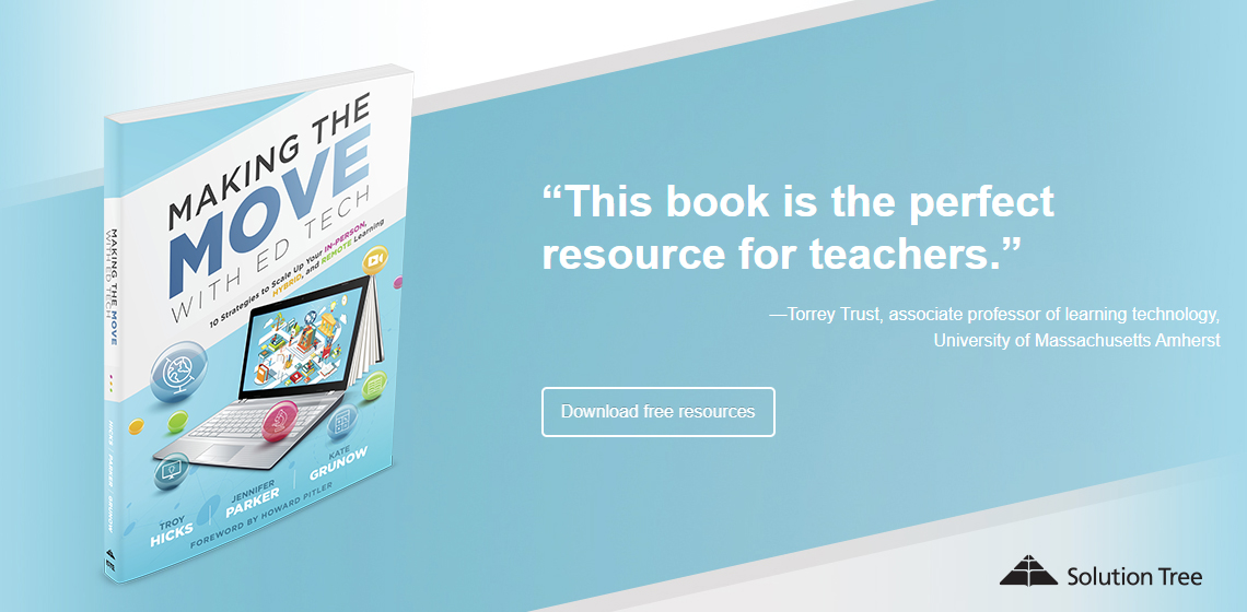 Solution Tree (@solutiontree) on Twitter photo Countless technology tools are available to teachers and coaches, but integrating technology in a purposeful way is challenging.
Cut through jargon and learn how to employ #edtech strategically in your classroom! bit.ly/3Y6RJMI <a href="/hickstro/">Troy Hicks</a> <a href="/drjennparker/">Dr. Jenn Parker</a> <a href="/K_Grunow/">Kate Grunow</a> Countless technology tools are available to teachers and coaches, but integrating technology in a purposeful way is challenging.
Cut through jargon and learn how to employ #edtech strategically in your classroom! bit.ly/3Y6RJMI <a href="/hickstro/">Troy Hicks</a> <a href="/drjennparker/">Dr. Jenn Parker</a> <a href="/K_Grunow/">Kate Grunow</a>