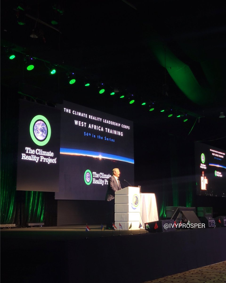 ivyprosper's tweet image. Today at @AfricaCRP @ClimateReality event in Accra featuring former US President @algore speaking on the effects of  climate change in Africa.
#leadonclimate #climatechange
#actionclimate
#westafricaleadonclimate
#theafricawewant