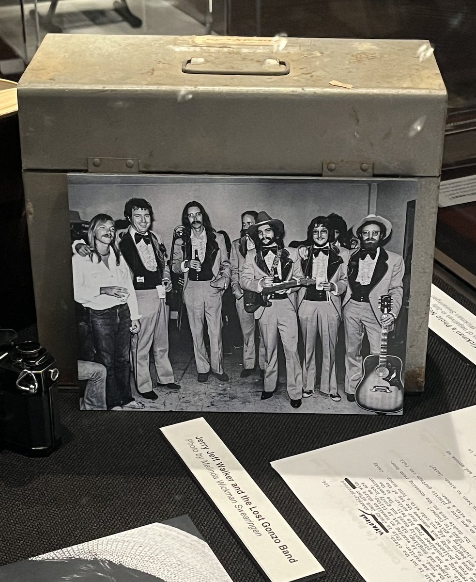 TheWittliff's tweet image. A collection of fashionable folks from around the Wittliff. Which look is your favorite? #TXST #AlkekLibrary #TheWittliff