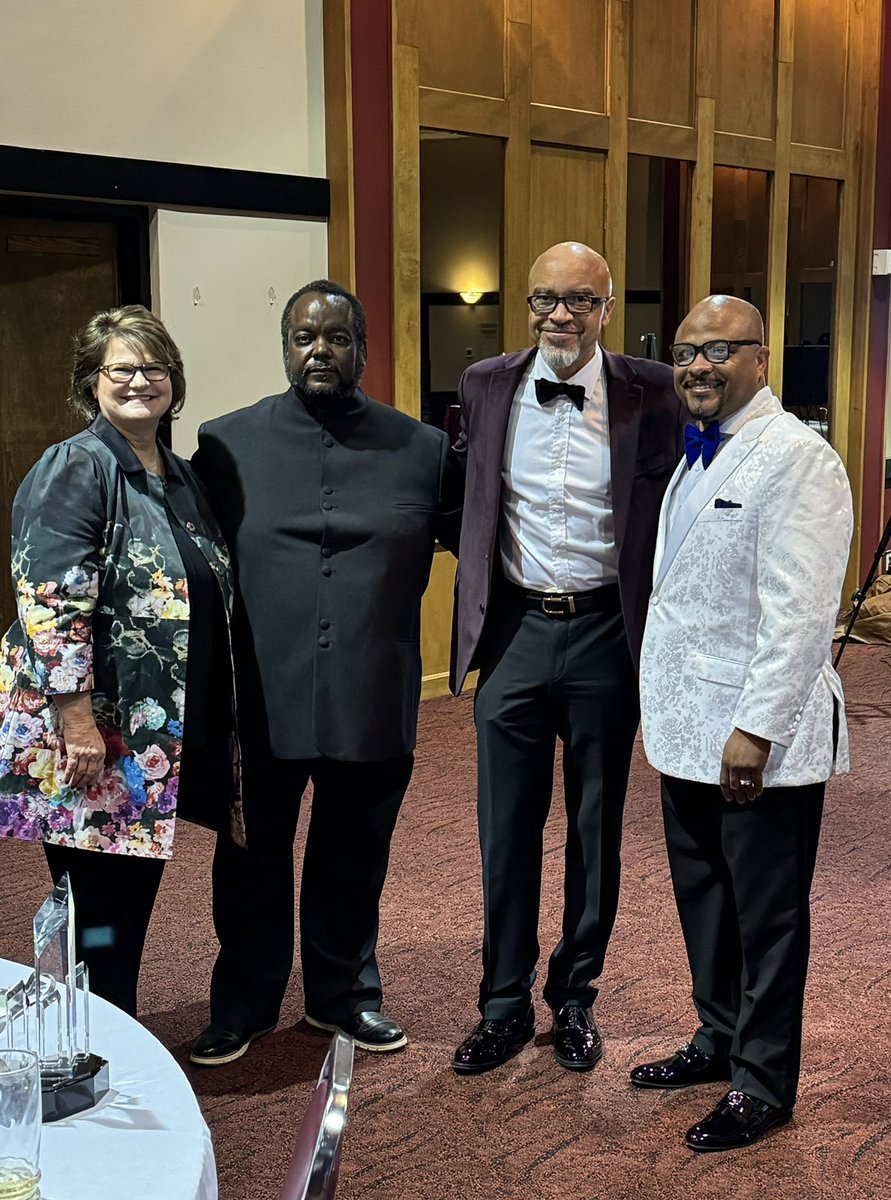 OCPresGDW's tweet photo. On Saturday evening, we were honored to attend the 2023 Ebony Bar Awards, where educators who made a historic contribution to @EctorCountyISD were celebrated. @rearls1 was honored, Chris Walker led the way, and @drjamesbolton stole the show with his oratory and style. #TweetOC https://t.co/oQR3rVZ6GN