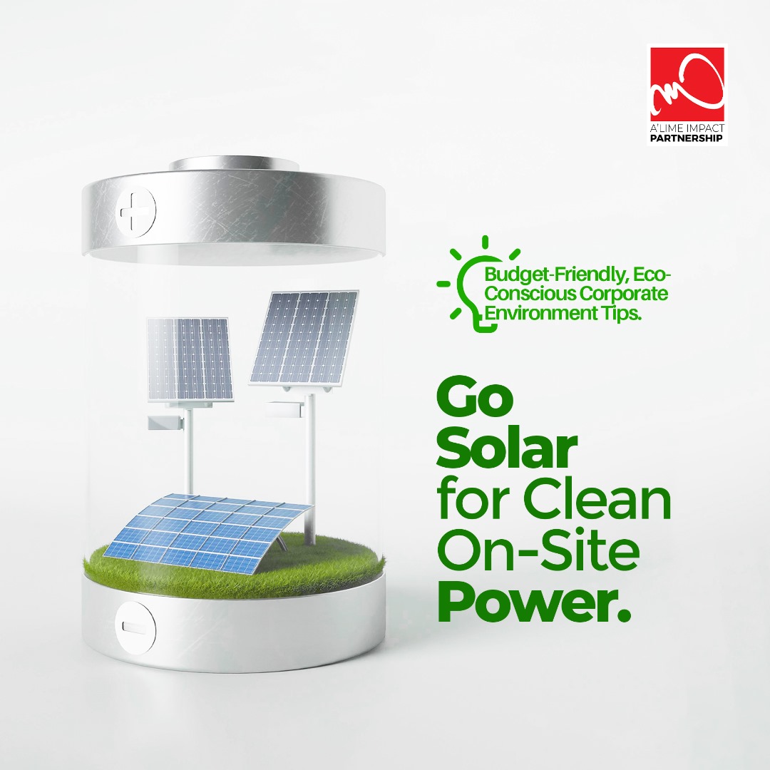 Alimeimpact's tweet photo. Installing solar panels or implementing other energy efficient options can significantly reduce your reliance on fossil fuels and energy bills overtime. 

#sustainableBusiness
#EnergySaving
#EnergyEfficiency

@unitednations 
@AlimeMedia
@issp_org https://t.co/Lq0x1uZZGE