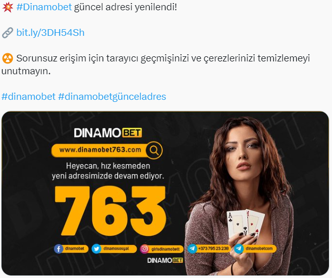 📣 #DinamoBet  güncel adresi yenilendi! 

🌐 bit.ly/3DFs1FE

#dinamobet #dinamobetgiris #dinamobetlink #dinamobethizligiris #dinamovipgiris #dinamobetmobil