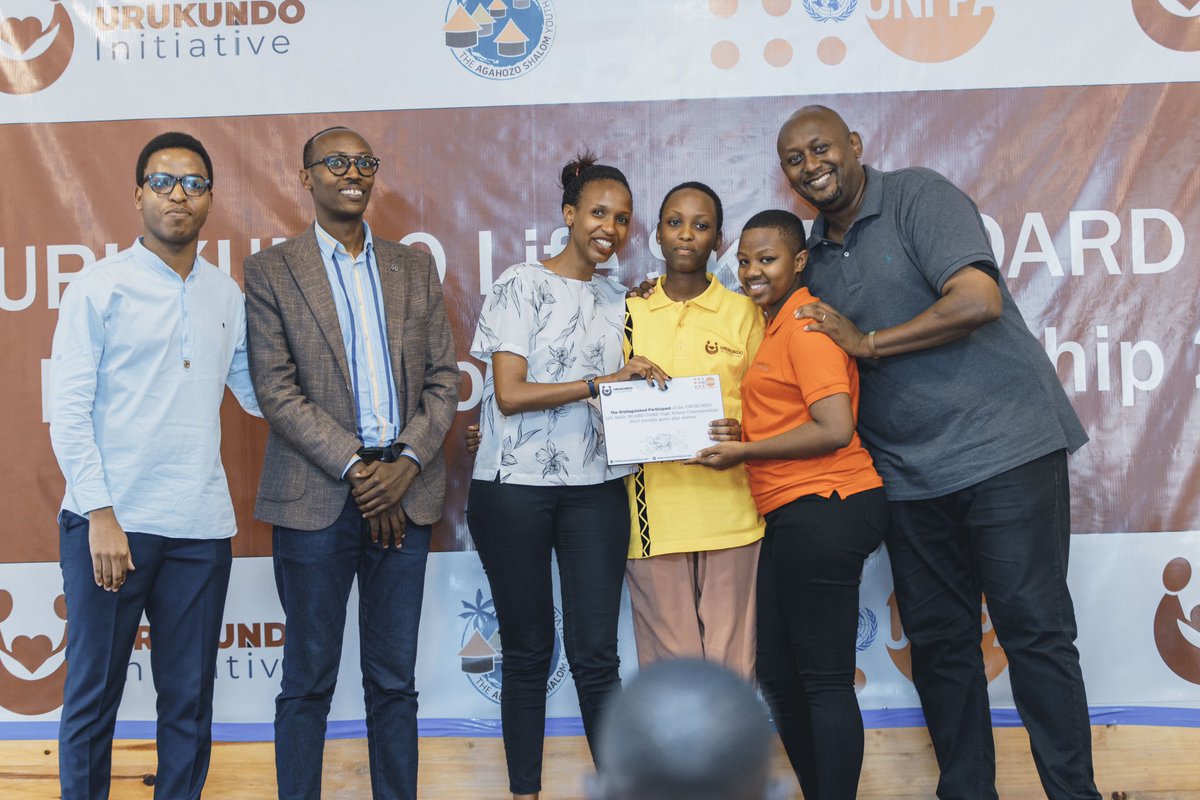 asyv's tweet photo. Congrats to all 14 competitors in the championship round of the #UrukundoLifeSkillsBoardGame! These finalists, including ASYV’s own Keza Aliah and Ingabire Solange, spent Satirday in the Village showcasing their sexual and reproductive health knowledge! @urukundo_initia @unfpa https://t.co/ioPBdpADkX
