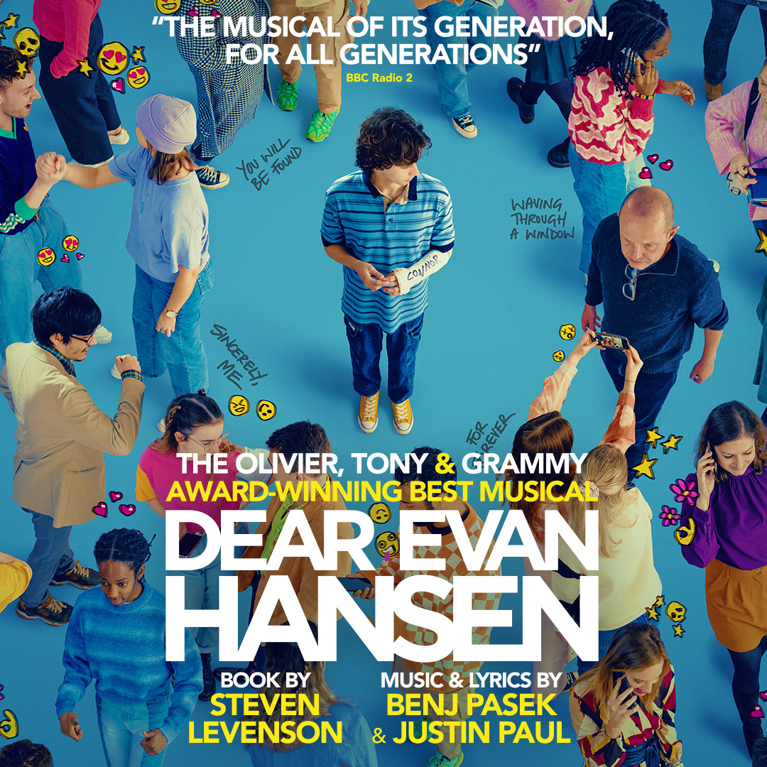 TheArtsShelf's tweet image. New production of 'DEAR EVAN HANSEN to open at Nottingham Playhouse ahead of major 2024/25 UK tour! 💙

MORE INFO 👉 wp.me/p2HOoN-Vfo

#YouWillBeFound #EvanOnTour #DEHTour