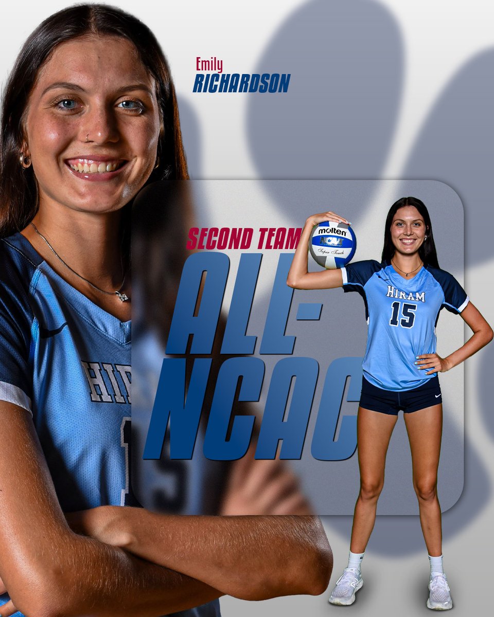 Hiram_Athletics's tweet photo. Your All-NCAC Second Team selections from @HiramWVB are...🥁

🏐 Cate Maguire
🏐Emily Richardson

Congratulations to both student-athletes for incredible seasons, both offensively and defensively! https://t.co/CdY7Dohm8R