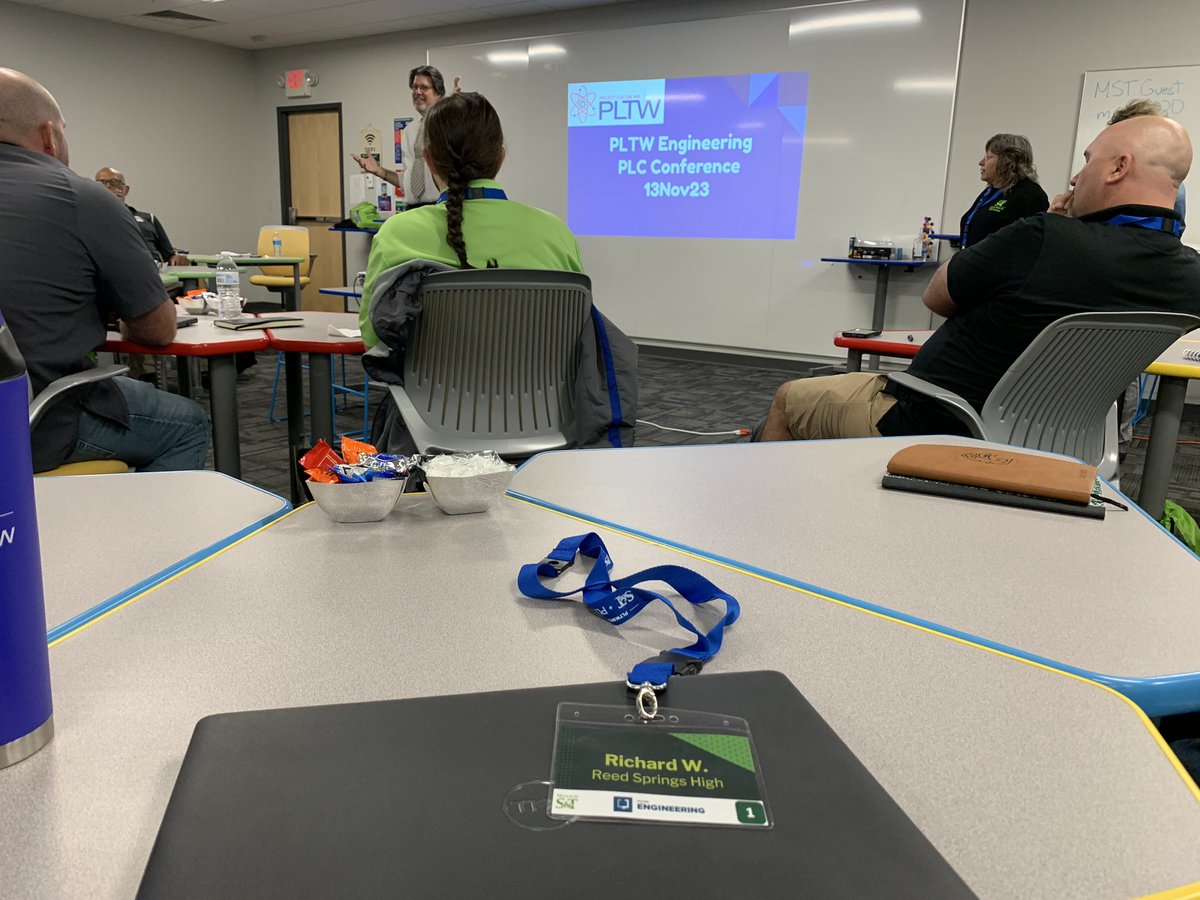 rbwhitey's tweet photo. I am at the PLTW Engineering conference getting all learned up about the awesome opportunities for our students! @ReedsSpringHS #pltwengineering https://t.co/FNGP1nB67H