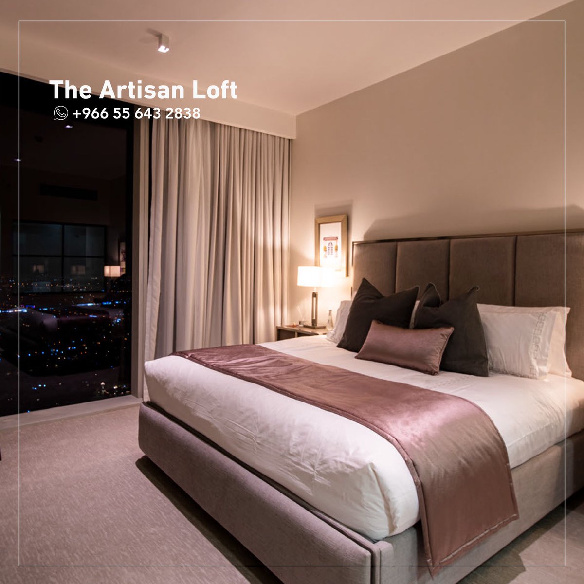 الروقان والراحه النفسيه ممكن تجيك على شكل شقة 😎

فخامة، إطلالة ، قريبة من فعاليات موسم الرياض ومجهزة بكل شي تحتاجه. أرتيزن لوفت شقة مريحة تشبه بيتك 🤍

للحجز والاستفسار: 
0556432838

#موسم_الرياض #الرياض #برج_رافال