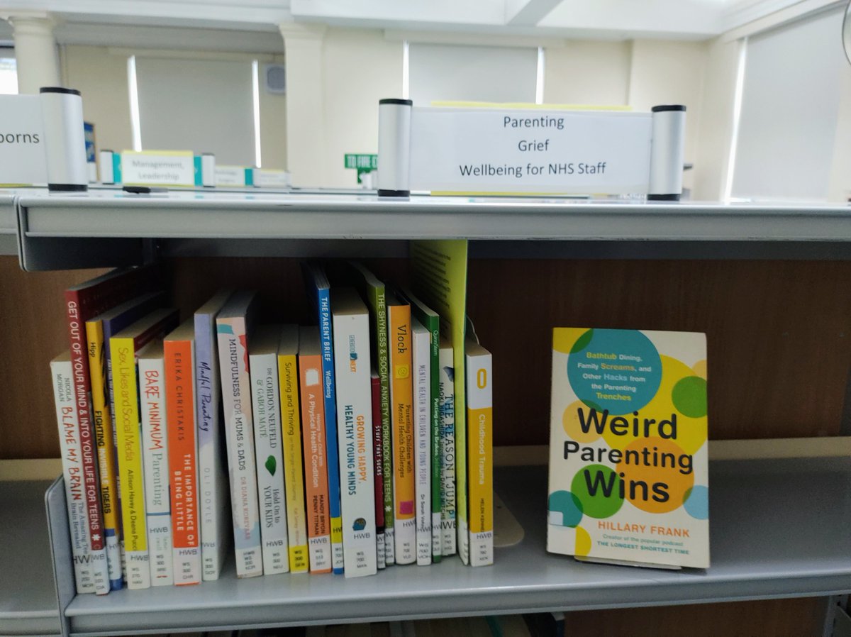 As #BabyWeekBradford wraps up, the inspiration doesn't have to end! 🍼 Explore our library's collection of parenting books in the wellbeing section 💕!
