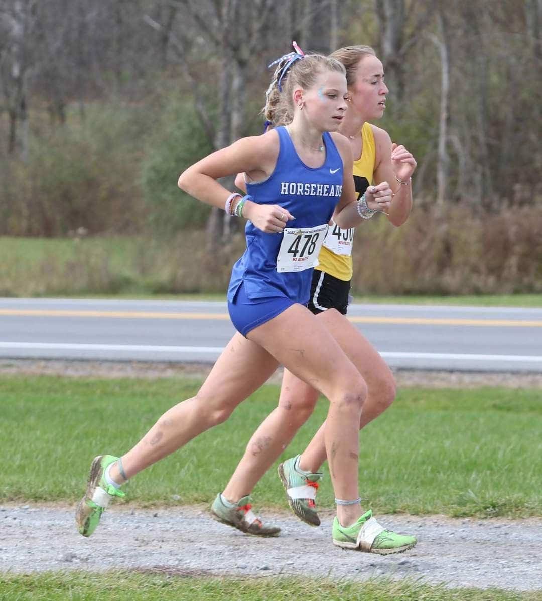 HhdsSchools's tweet photo. Congratulations to Mackenzie Baker on a great run at the state cross country championships in Verona Saturday. Thank you for representing our district so well! #raiderrunner #raiderpride https://t.co/Ba0XNMgANs