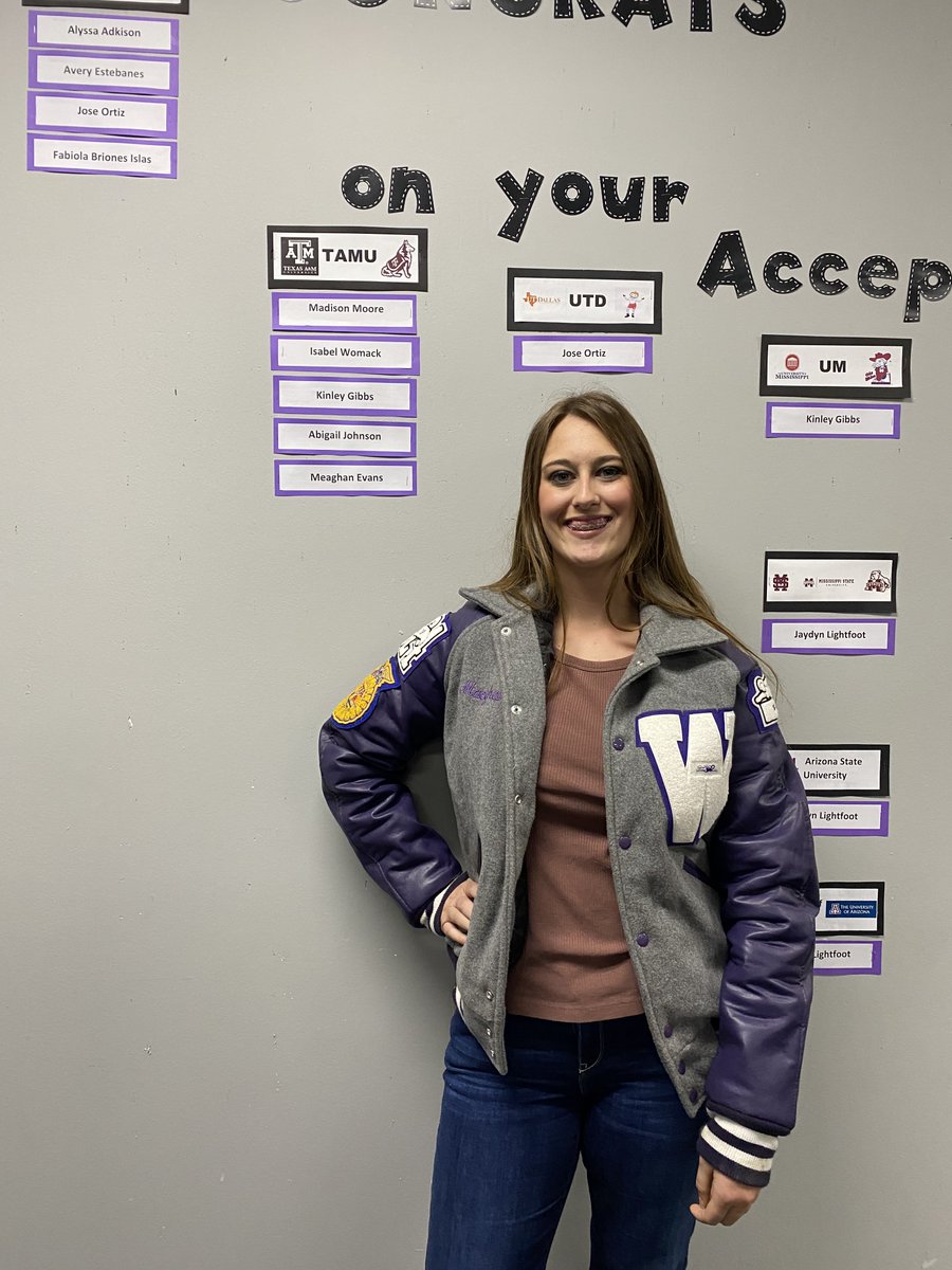 Wildkats are Going Places! Congrats Madeley Nichols, Addison Lyons, &amp; Maeghan Evans your acceptances to Texas A&amp;M! Also, Maeghan's acceptances to Texas Tech, TX State, &amp; Tarleton! Seniors send me your Acceptances! <a href="/WillisSchools/">Willis ISD</a> <a href="/Willis_HS_TX/">Willis High School</a> <a href="/WHS_COUNS/">WillisHighCounselors</a>