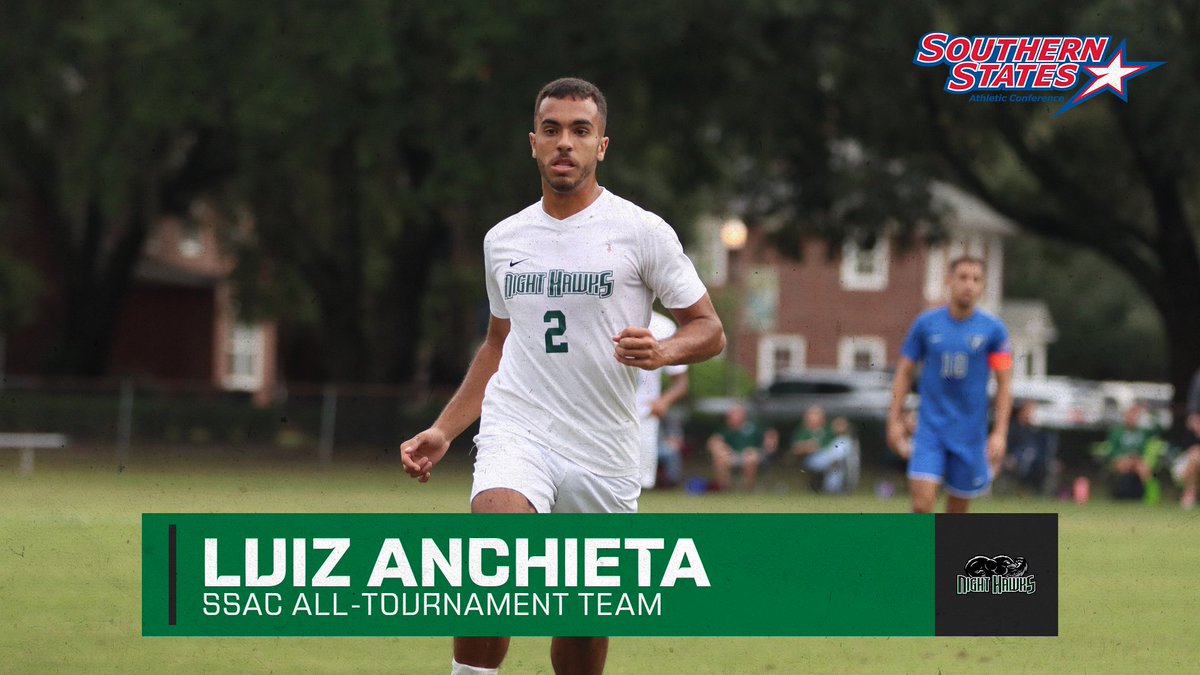 Congratulations to Luiz Anchieta for becoming the first person in program history to earn the @ssacsports All-Tournament team honors!