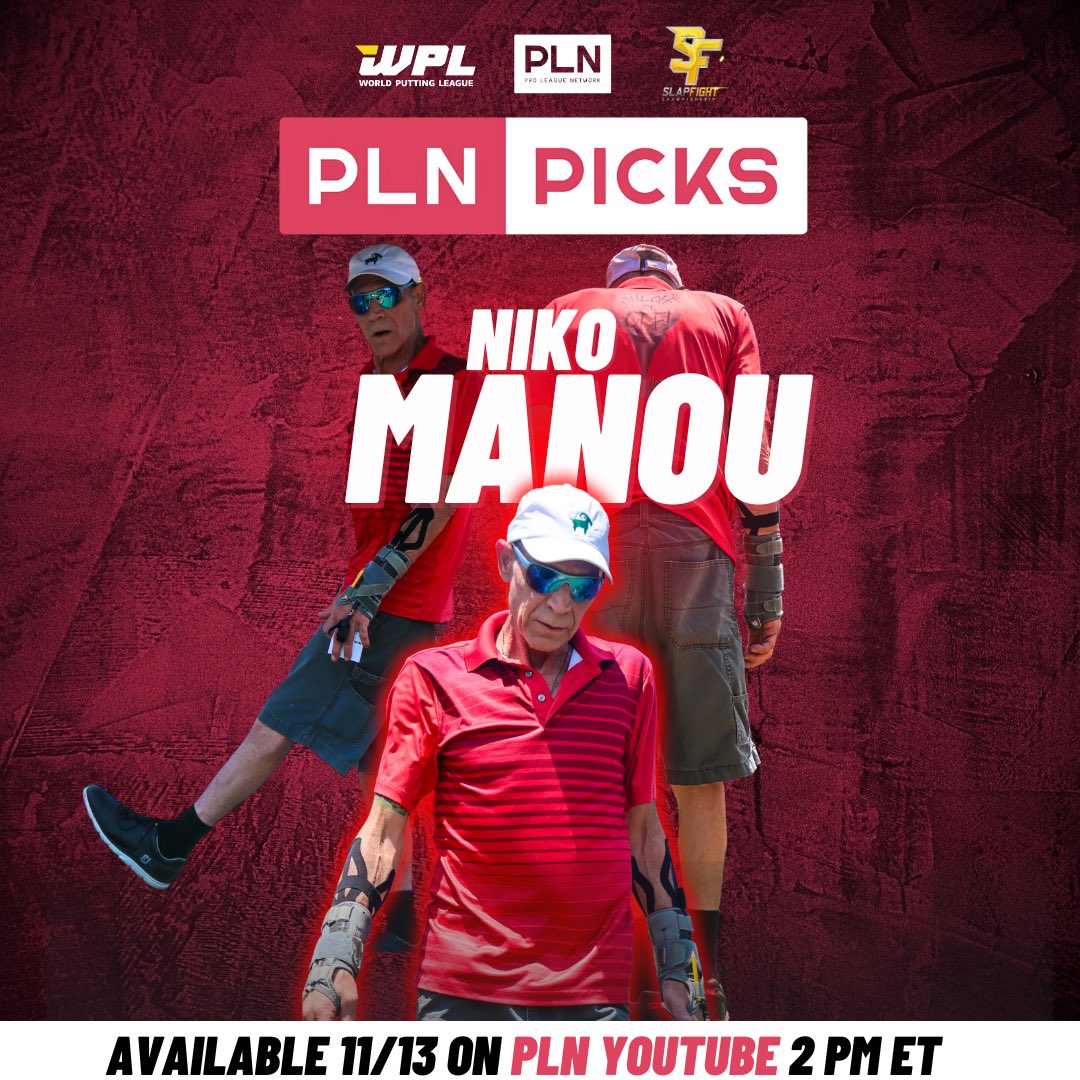 ProLeagueNet's tweet photo. The NEWEST PLN Picks episode features SlapFIGHT Championship: Challenger Series and World Putting League: Event 2. 

Episode 3 premieres TODAY at 2 PM ET! 

https://t.co/kOgOmgcGoT https://t.co/BGwx3JUqCA
