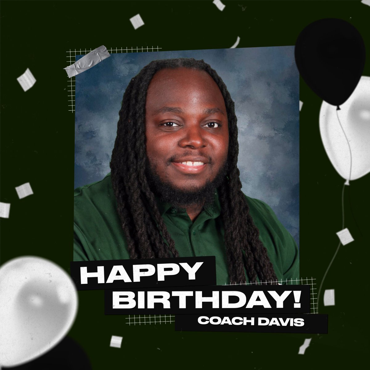 Happy Birthday Coach Davis, we hope you have a great day! @LakeRidgeFB