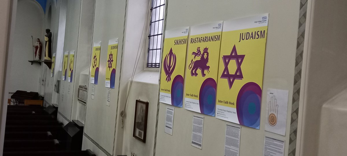 kingschaplaincy (@kingschaplaincy) on Twitter photo Celebrating #InterFaithWeek <a href="/kingschaplaincy/">kingschaplaincy</a> with a faith and belief trail in our chapel at Denmark Hill. The trail consists of posters and descriptions of the various faith and beliefs amongst King's College Hospital NHS Foundation Trust staff Celebrating #InterFaithWeek <a href="/kingschaplaincy/">kingschaplaincy</a> with a faith and belief trail in our chapel at Denmark Hill. The trail consists of posters and descriptions of the various faith and beliefs amongst King's College Hospital NHS Foundation Trust staff