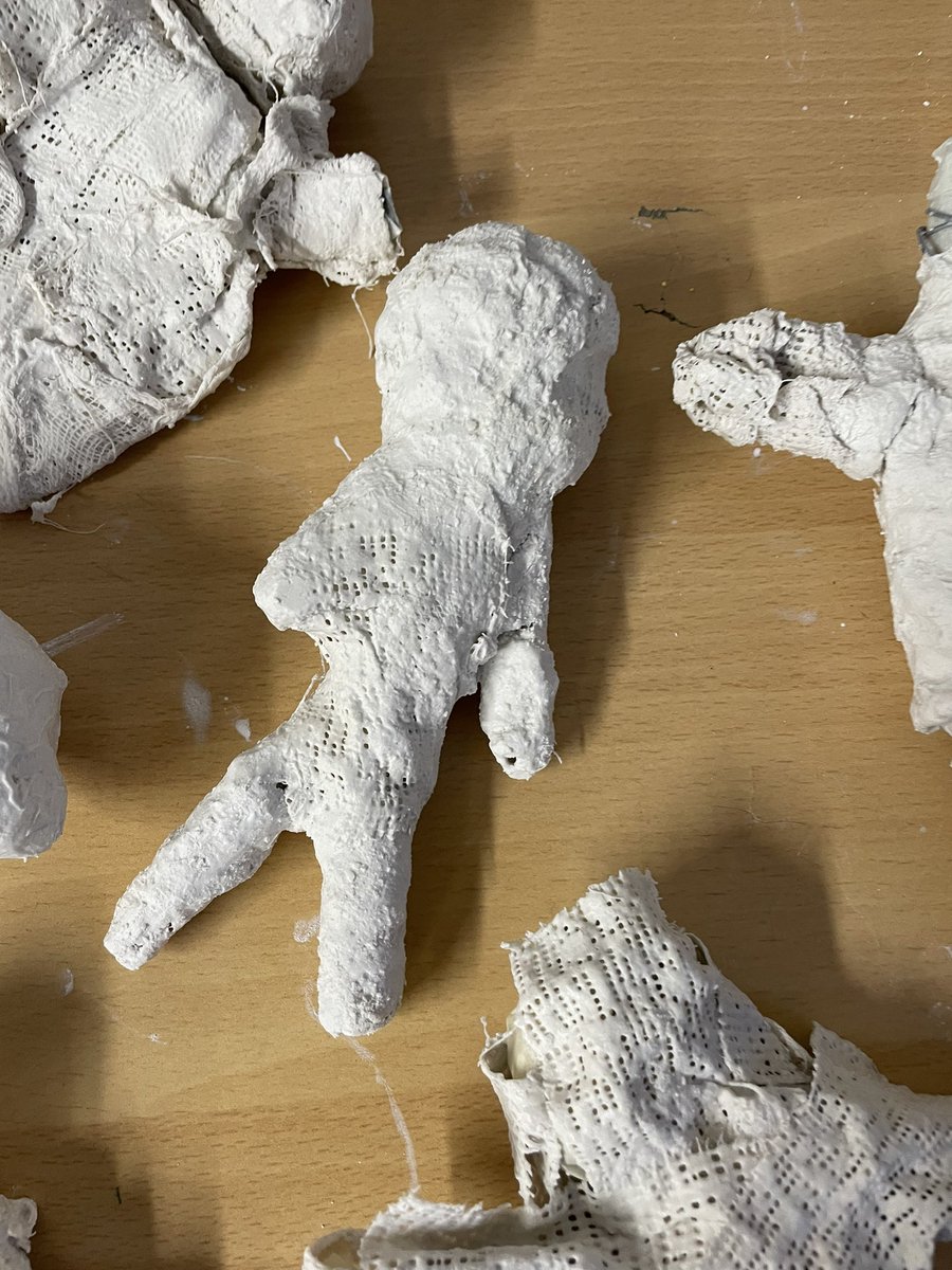 BlackoPrimary's tweet image. Our completed sculptures…#Class4 @ThePennineTrust