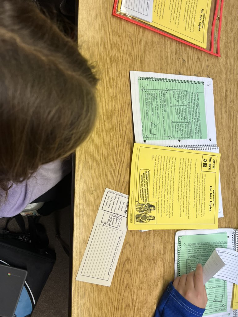 Partnering with Mr. McFaddin to incorporate his content into reading! We are trying to decide if a myth about the Incas is fact or busted using text evidence and our quoting skills! <a href="/Zeb_Kellough/">Zeb Kellough</a>