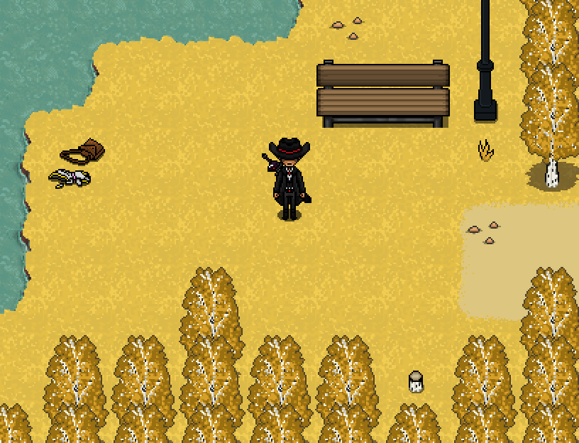 Gave Saint's Garden and it's surrounding areas a makeover. Now with different grass and foliage.
#rpgmaker  // #IndieGameDev // #gamedev // #bladeofacrimony
