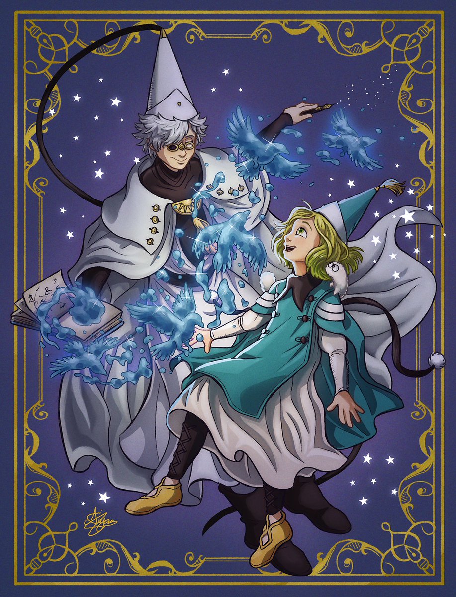 Really love this manga series 😁 The art, the story, the characters ♥️ Definitely recommend giving it a read if you haven't yet!

#art #artist #digitalart #illustration #noaiart #digitaldrawing #fanart #cartoonstyle #witchhatatelier #atelierdessorciers #coco #qifrey #witch #magic