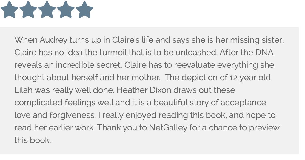 This makes my heart so happy. The mother-daughter relationship between Claire and Lilah in my latest book is very special to me. I'm excited (and nervous) for readers to get a copy of the book.