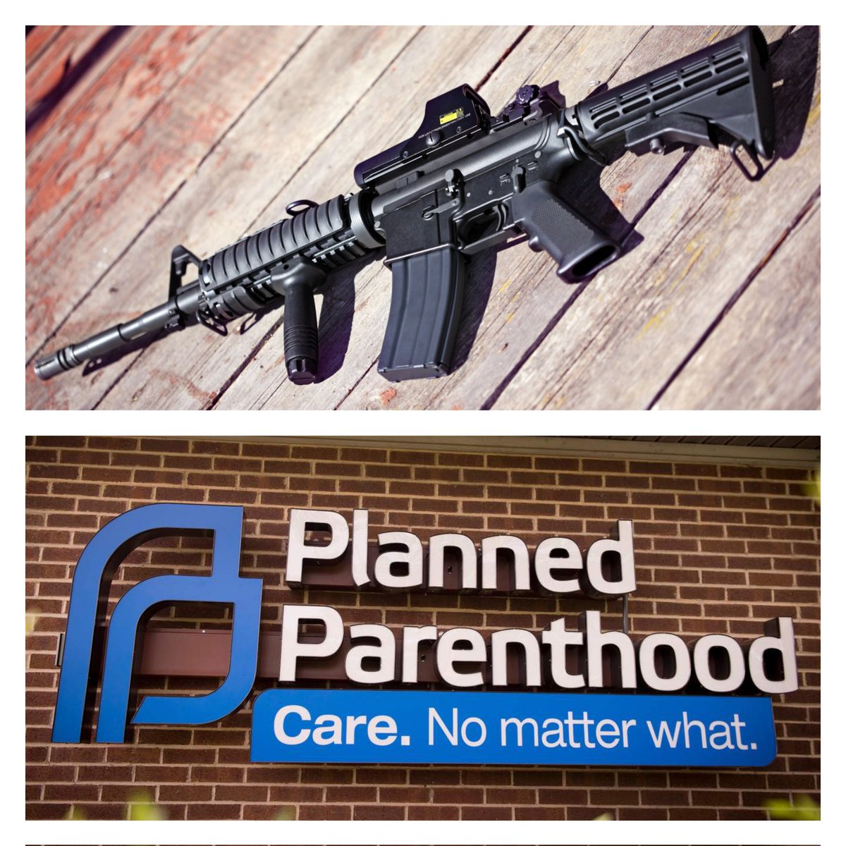 Choosen61318379's tweet photo. @NRA, @PPact wich have more confirmed kills per day on civilians ??
Fact check!!
@realDonaldTrump, @DonaldJTrumpJr, @KidRock, @TedNugrent, @JoeBiden, @BarackObama, @CNN 
#lifematter
#Prolife
#2ndAmendmen https://t.co/u34tcCgAVv