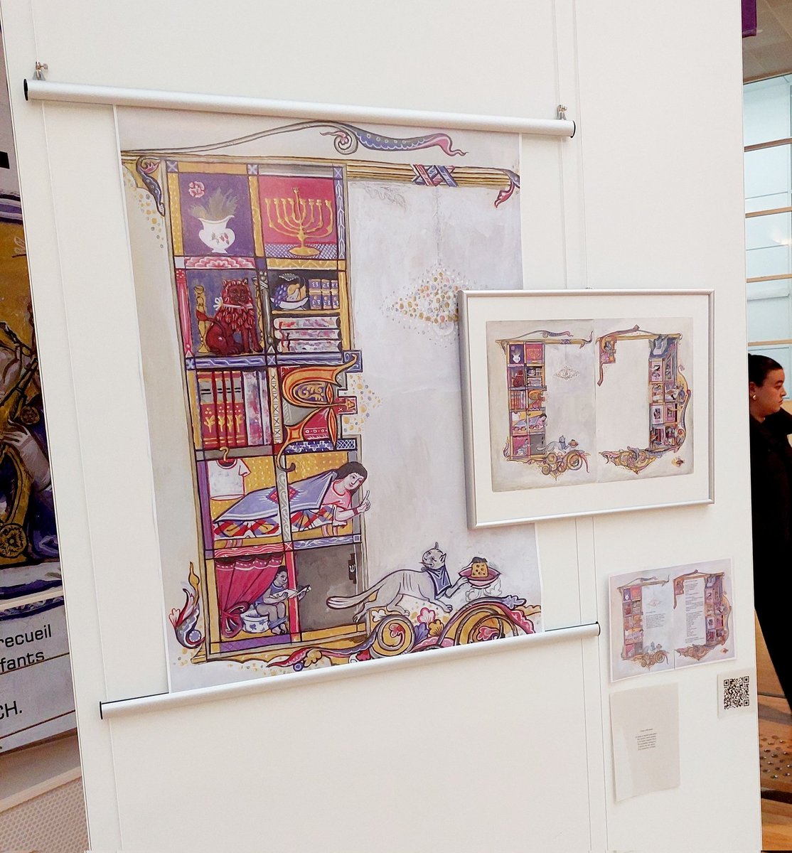 #LundiMotivation 
🎨 Ce lundi, inauguration de la semaine #Ukraine et des #expositions dans les halls de l'<a href="/UnivParis8/">Université Paris 8</a> et de votre BU ! Et notamment, la magnifique exposition de Pinhas Fishel... 🇺🇦

#exposition #peinture #enluminure #bup8 #buparis8