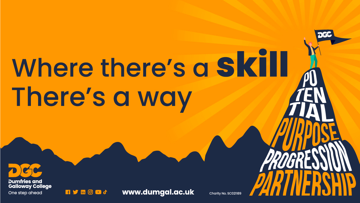 We work with employers and individuals to realise your potential, find your purpose, build your pride and progress your future.

Delivering skills to partners is an essential part of building our region and beyond - where there’s a skill, there’s a way 🌟🏔️

#ScotCareersWeek23