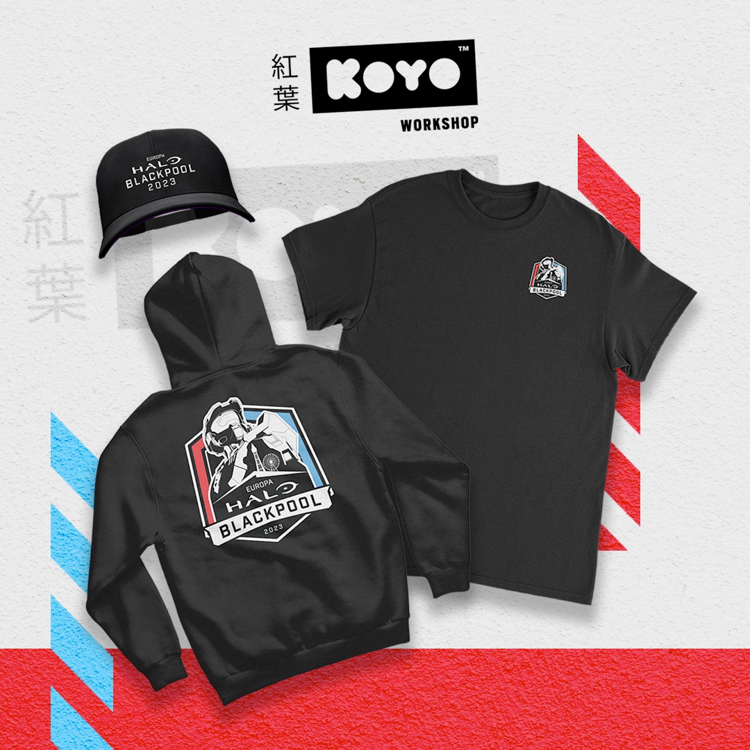 It's not too late to grab your <a href="/EuropaHalo/">Europa Halo 🇪🇺</a> Merchandise. We've got T-shirts, Caps, Hoodies, Keyrings and Pin Badges. ⁠
⁠
Get yours now before we officially sell out! 💥 ⁠
⁠
🔗 thekoyostore.com/collections/ha…⁠
⁠
#Halo #EuropaHaloBlackpool #TheKoyoStore