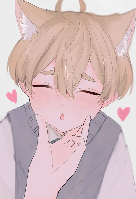 #イラスト  笑顔(*' `*) 