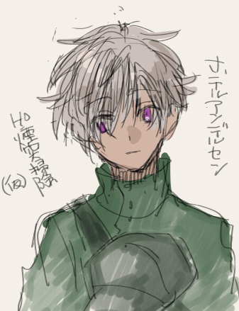 ホテルアンデルセン 煙突掃除ラフ
面だけ描いた 