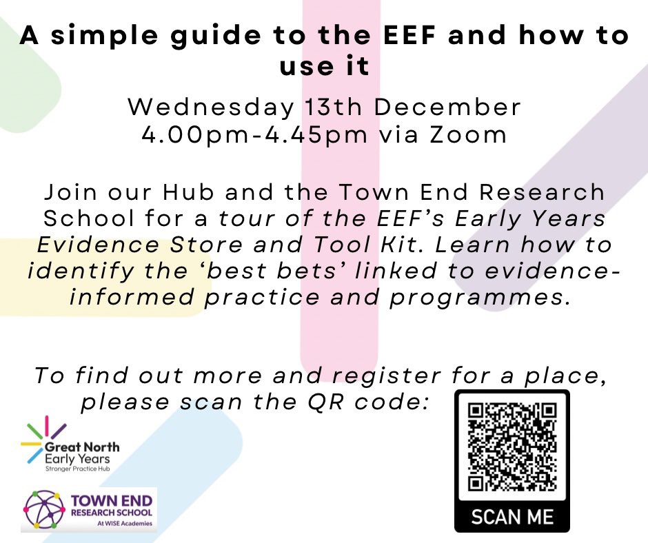Part 2 - We have some key FREE CPD dates for your diaries. Please swipe and book on to as many as you’d like!

Please scan the QR codes or visit our website to book: wiseacademies.co.uk/great-north-st…

#StrongerPracticeHub #SPH