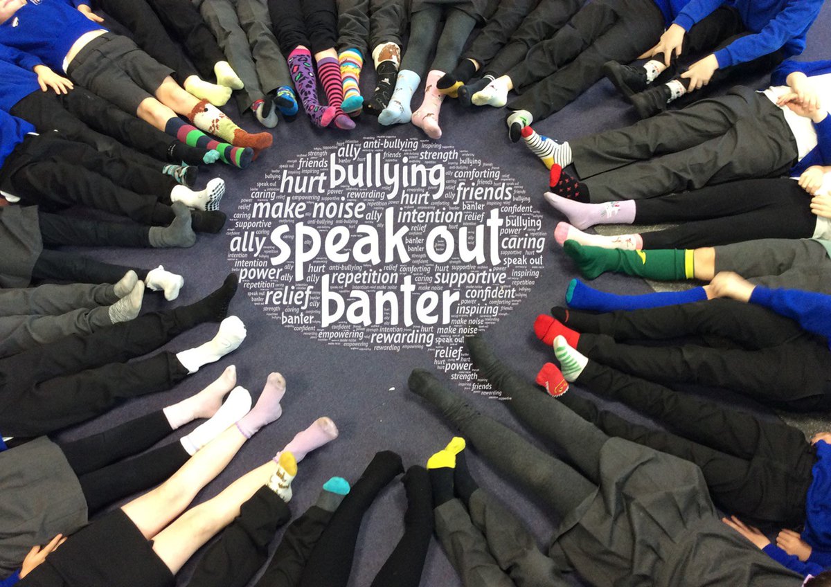 NectonY3's tweet photo. Odd Socks and Making Noise! 
Anti-Bullying week is off to a good start! https://t.co/a2EWEbJdGn
