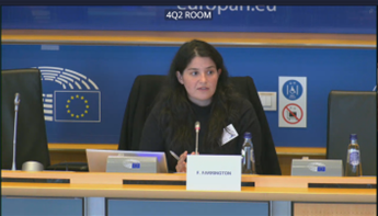 JustinBBarthet's tweet photo. Thank you @EP_Justice for inviting @FM_Farrington and I to present our study on SLAPPs today. 

As @RamonaStrugariu, @jeroen_lenaers and others noted in discussion, it's essential that an anti-SLAPP Directive provide strong remedies for all SLAPPs with cross-border implications. https://t.co/vgMQ2L7U23