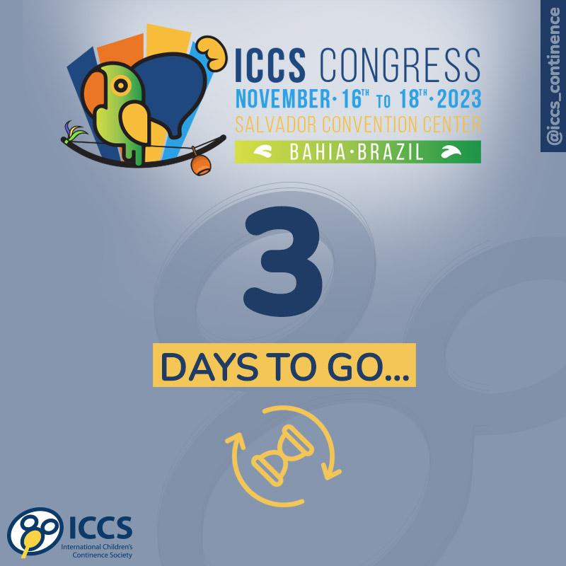 Just 3 days to go until the ICCS 2023. Are you already in Salvador?😊

Remember to tag us using #ICCS2023 😉

#iccs #urologist #pediatric #urotherapist #physiotherapist #nephrologist #iccs2023 #brazil