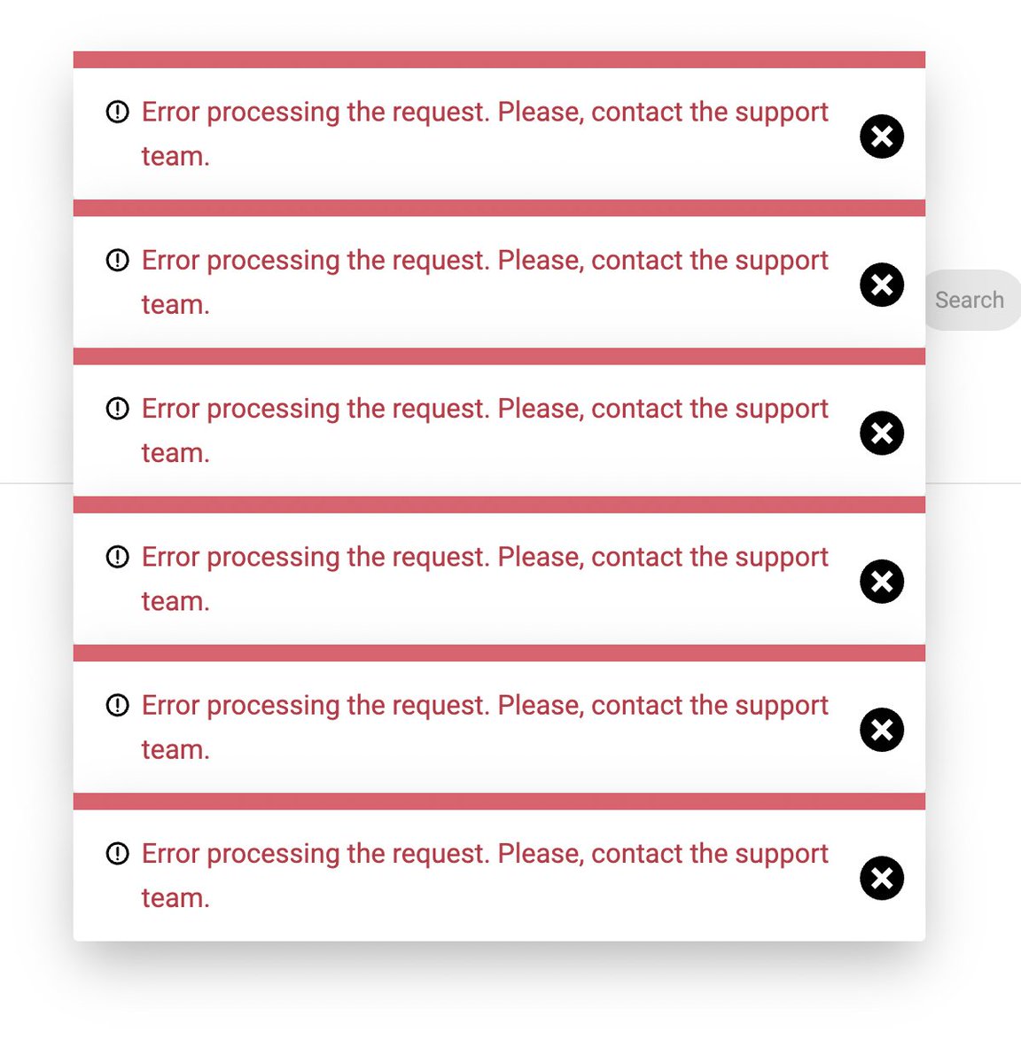 RayChemistry's tweet photo. @CollegeBoard  what's happening with ap classroom today?!? Students can't access most items and are getting these errors, as am I!  #apchem #apclassroom https://t.co/NAwccbSjVg