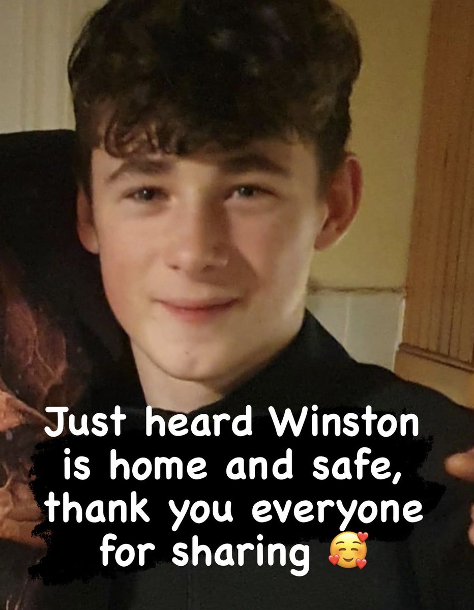 Thank you everyone for sharing, Winston is now home and safe.