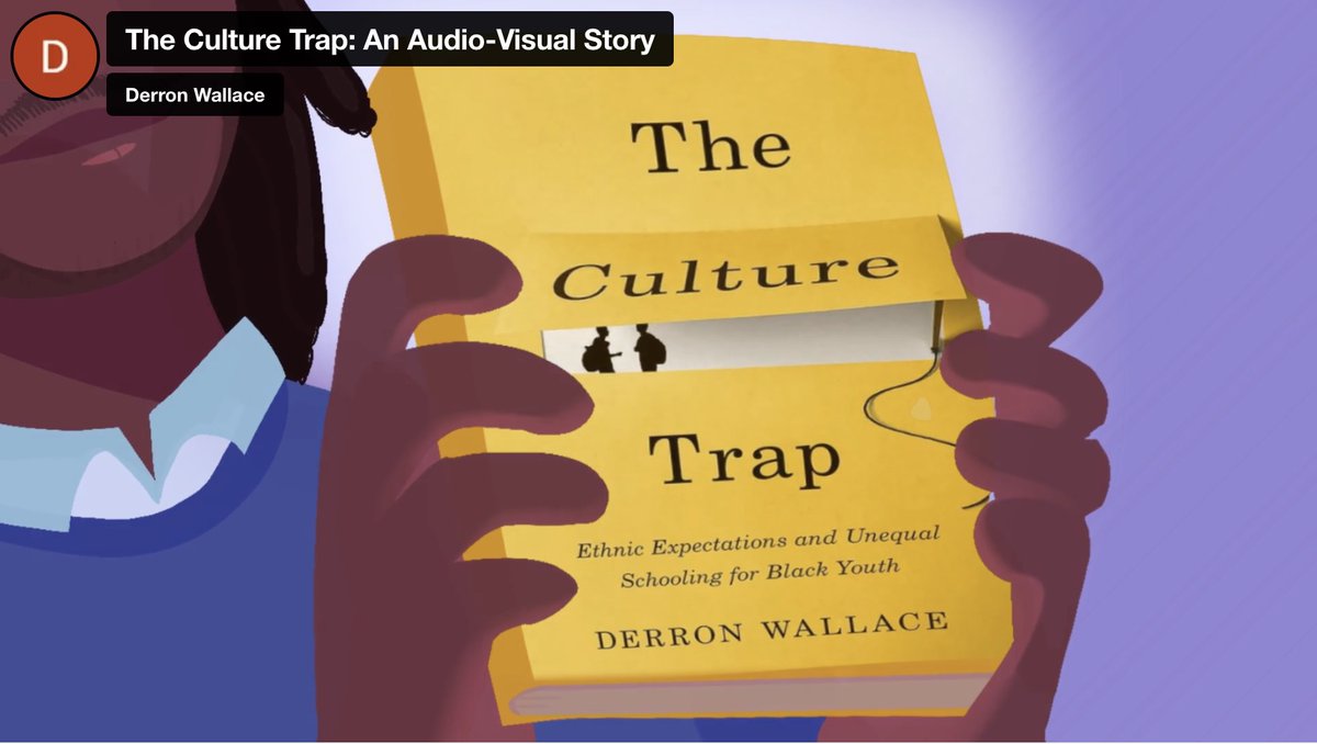 My friends, check out the book trailer for #TheCultureTrap! I've been using it with students, teachers, school leaders and policymakers to highlight the book and start a conversation about how culture can be used as an alibi for racism in US &amp; UK schools.  youtube.com/watch?v=d0IWmo…