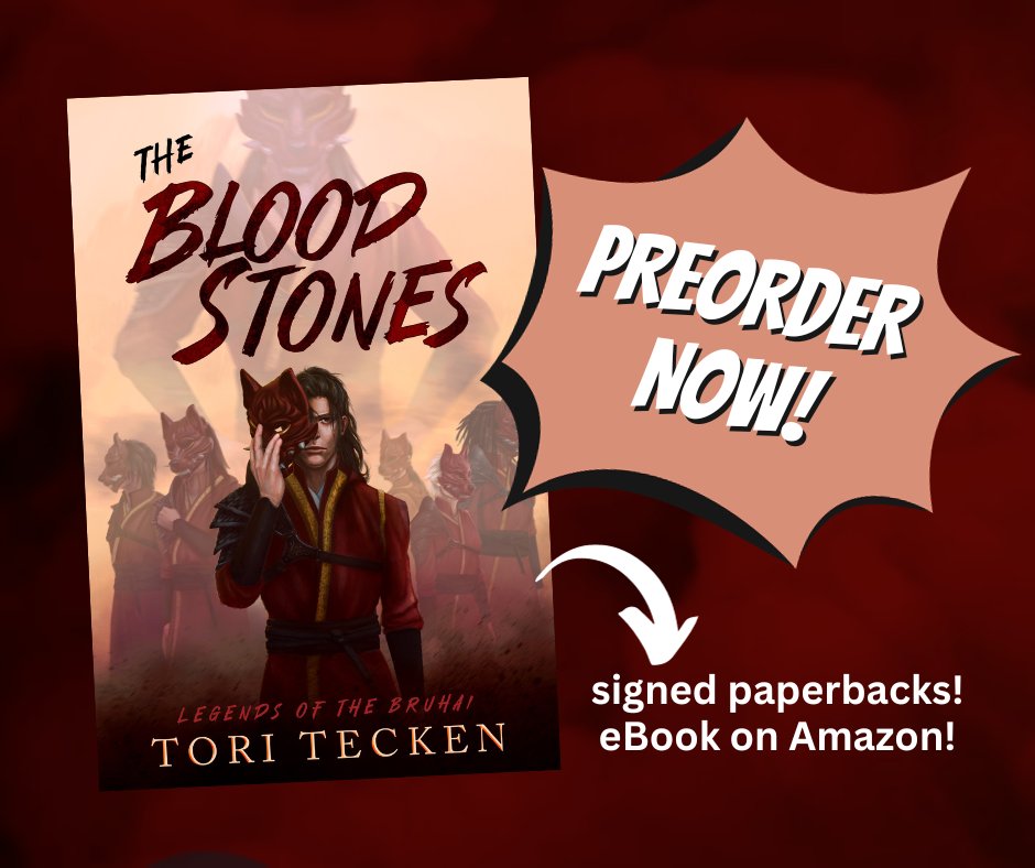 ToriTalks2's tweet image. PREORDER NOW!
The Blood Stones releases in TWO WEEKS you guys! I'm doing a limited run of signed paperbacks right away on my website, and I also have the eBook up and ready to preorder on Amazon! 
(links in comments below)