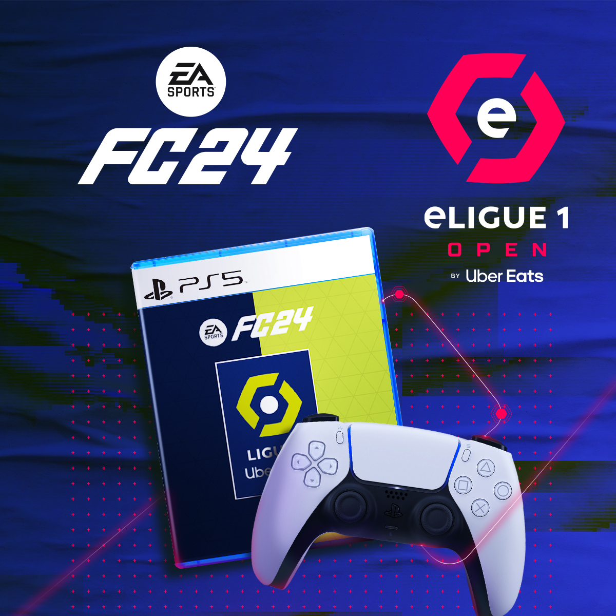 [Jeu Concours 🎁]: 🤩 Avec l’@eligue1open on t’offre un jeu #FC24 sur la plateforme de ton choix🎮! Pour participer : 👉 RT + Follow @eligue1open @easportsfcfr 👉 Inscris-toi à l'@eligue1open open.eligue1.com