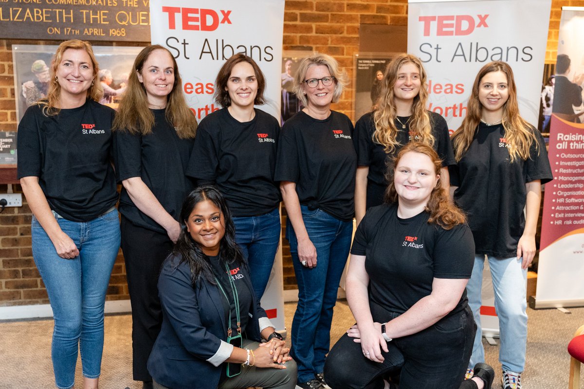 Big shoutout to our fabulous volunteers! 🤩 
#TEDxevents are non-profit organisations, so we have to rely on volunteers to help our day. Join us in thanking them for helping #TEDxStAlbans2023 happen! 🙌

➡️If you fancy joining us next year go to our website to register interest.